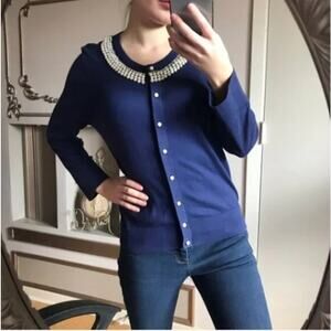 NEW! Kate Spade 'Tula Cardigan in OCEANBLUE (XL)